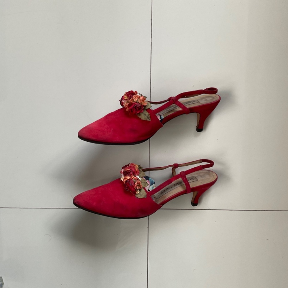 Red vintage shoes - Picture 2 of 2